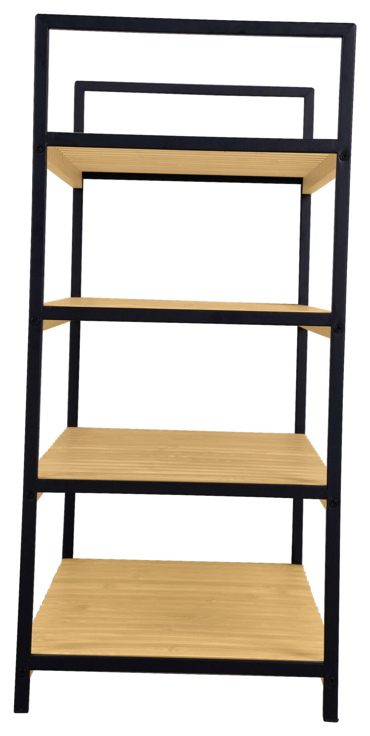 SCHUHREGAL Naturfarben, Schwarz  - Schwarz/Naturfarben, Basics, Naturmaterialien/Metall (70/64,5/30cm) - Carryhome