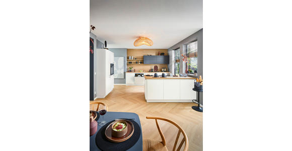 EINBAUKÜCHE - Weiß, Design, Holzwerkstoff - Dieter Knoll