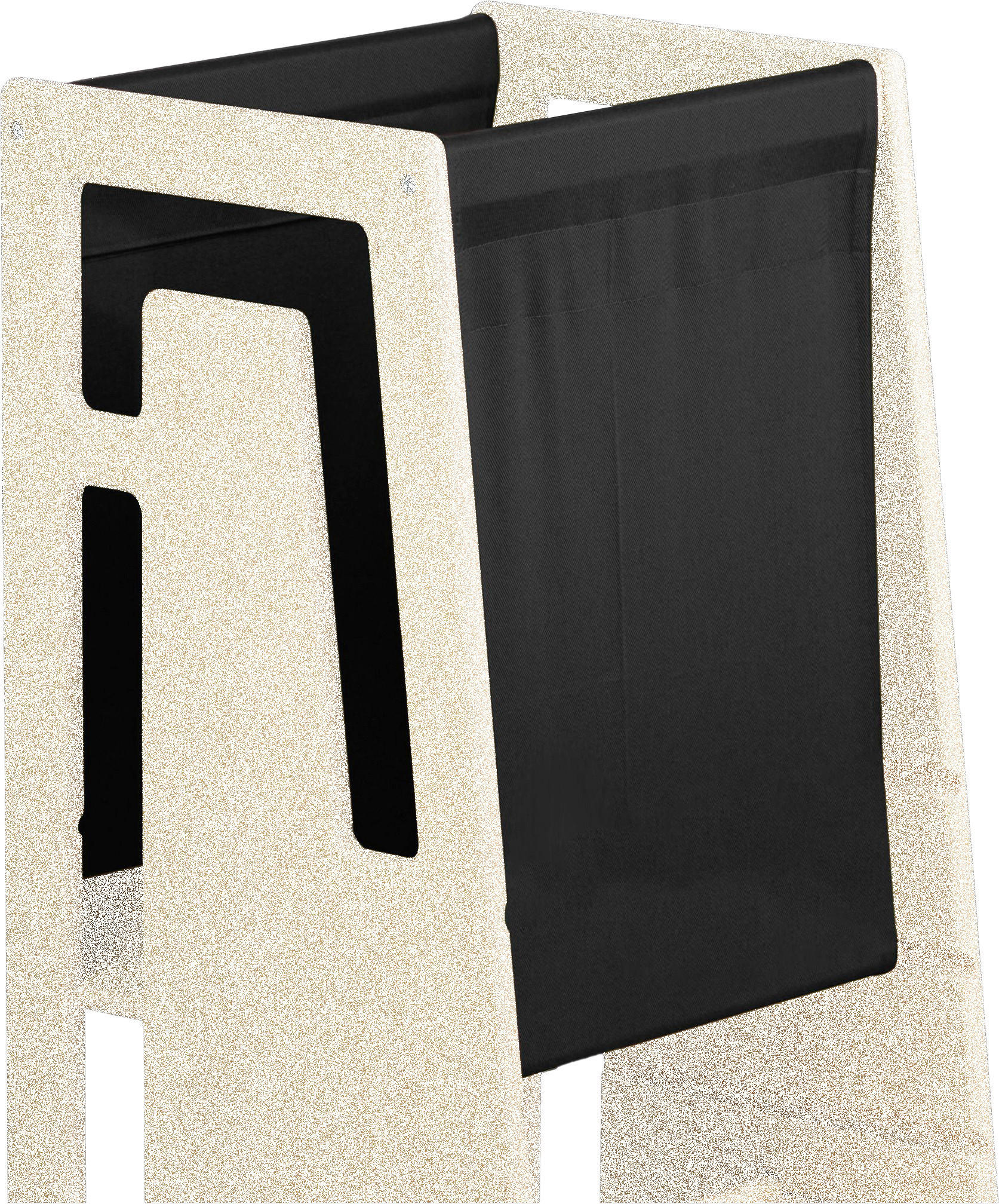 ENTDECKERTUCH Tuki  - Schwarz, Basics, Textil (24/5/34cm)