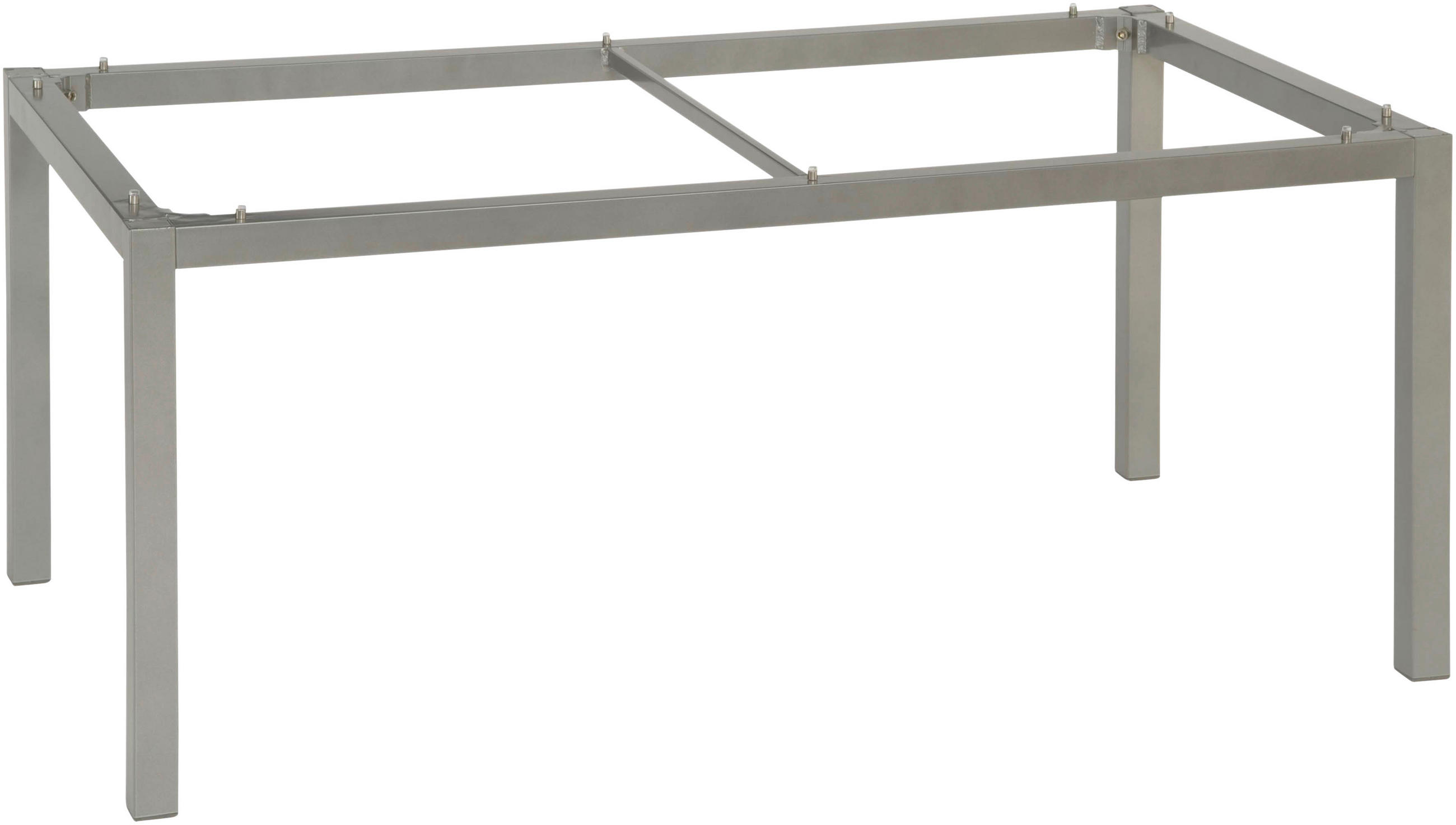 TISCHGESTELL in Metall 130/80/72 cm   - Graphitfarben, Design, Metall (130/80/72cm) - Stern