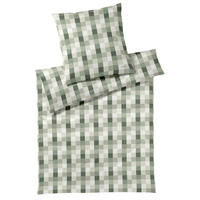 BETTWÄSCHE Makosatin 155/200 cm  - Grün, Design, Textil (155/200cm) - Joop!