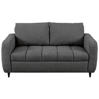 2-SITZER-SOFA Flachgewebe Anthrazit  - Anthrazit/Schwarz, MODERN, Holz/Textil (167/88/101cm) - Lomoco