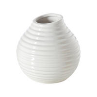 VÁZA, keramika, 12 cm - bílá, Basics, keramika (12/12/12cm) - Ritzenhoff Breker