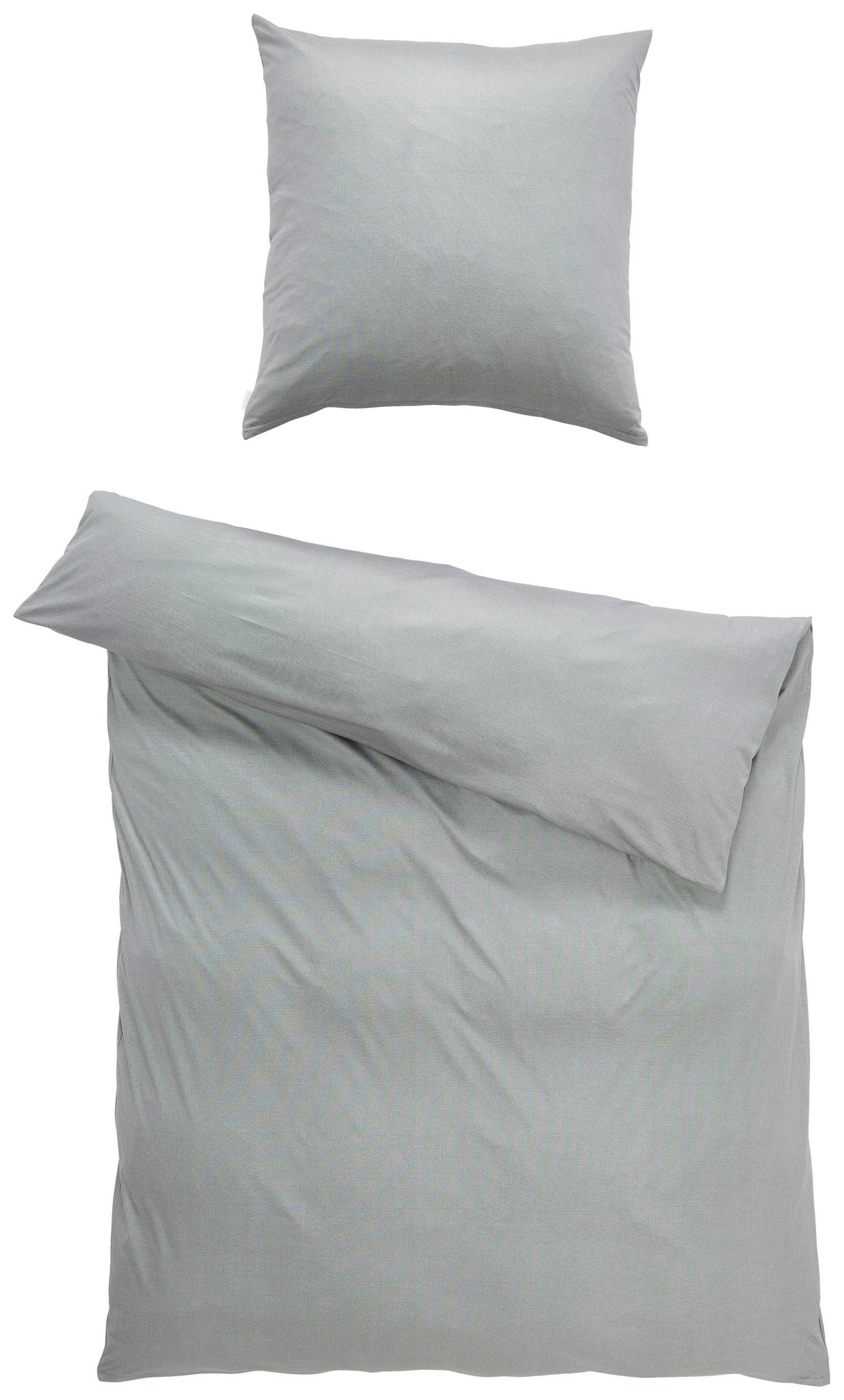 BETTWÄSCHE Interlock-Jersey 135/200 cm  - Grau, Basics, Textil (135/200cm) - Estella