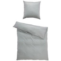 BETTWÄSCHE Interlock-Jersey 155/220 cm  - Grau, Basics, Textil (155/220cm) - Estella