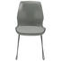 STUHL Lederlook Grau - Grau, Design, Kunststoff/Textil (48/87/55cm) - TI`ME