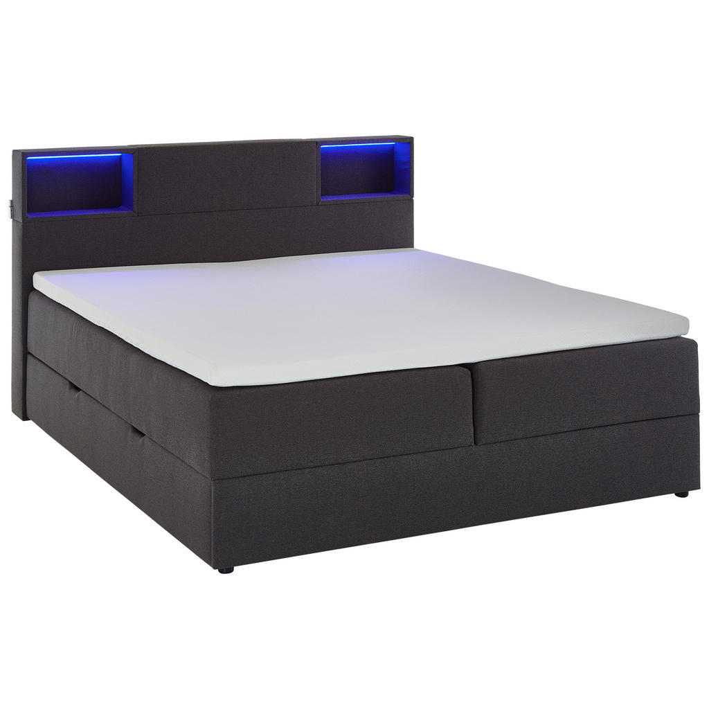 Pat Boxspring, 160/200 cm, antracit
