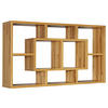 VÄGGHYLLPLAN 85/47,5/16 cm  - bokfärgad, Klassisk, trämaterial (85/47,5/16cm) - MID.YOU