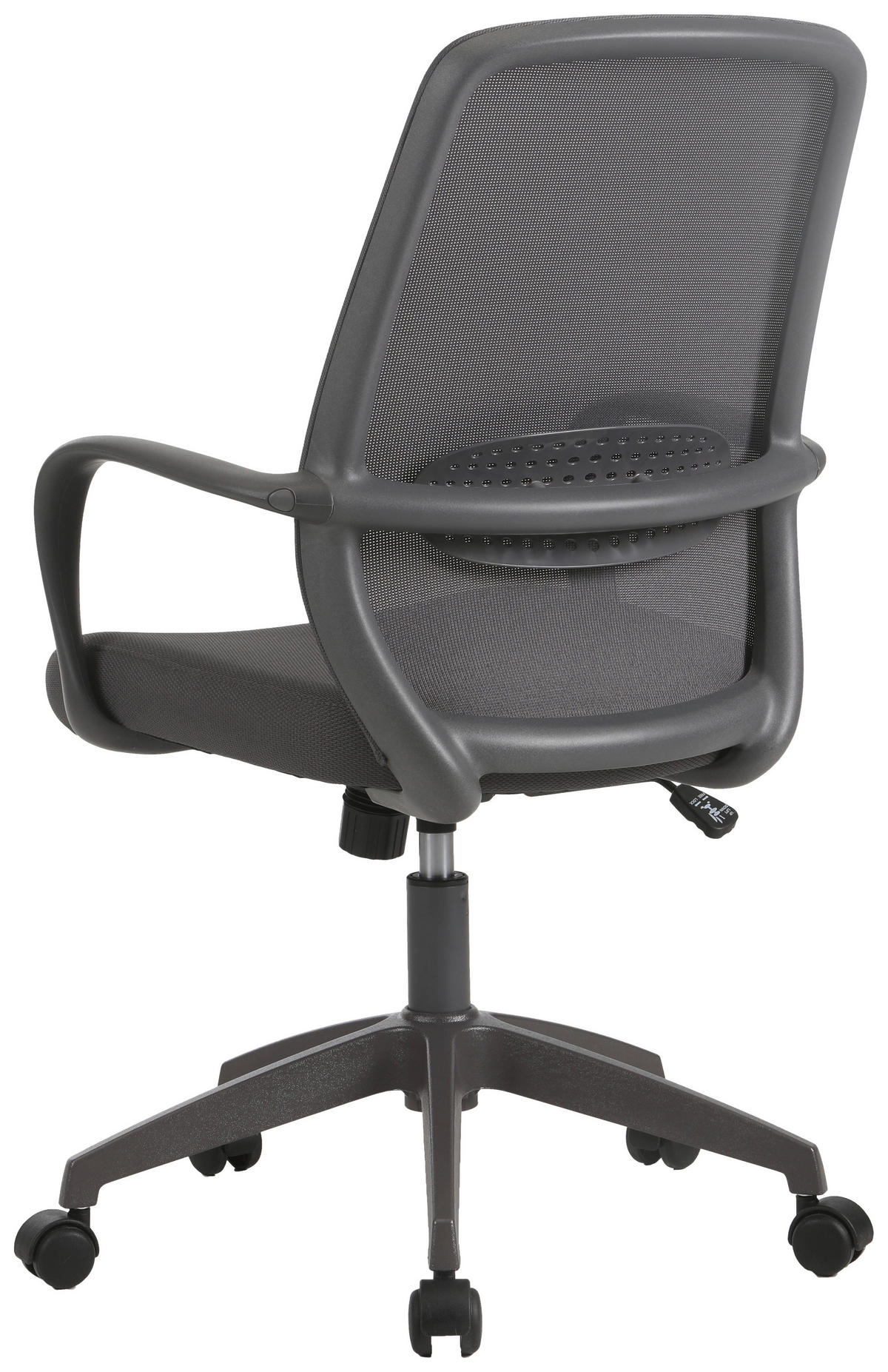 SNURRSTOL  i nätklädsel, vävt tyg grå  - grå, Basics, textil/plast (58/96/104/62cm) - Xora