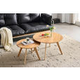COUCHTISCHSET in Holz, Holzwerkstoff 80/60/80/60/45/40 cm  - Eichefarben, Design, Holz/Holzwerkstoff (80/60/80/60/45/40cm) - Carryhome