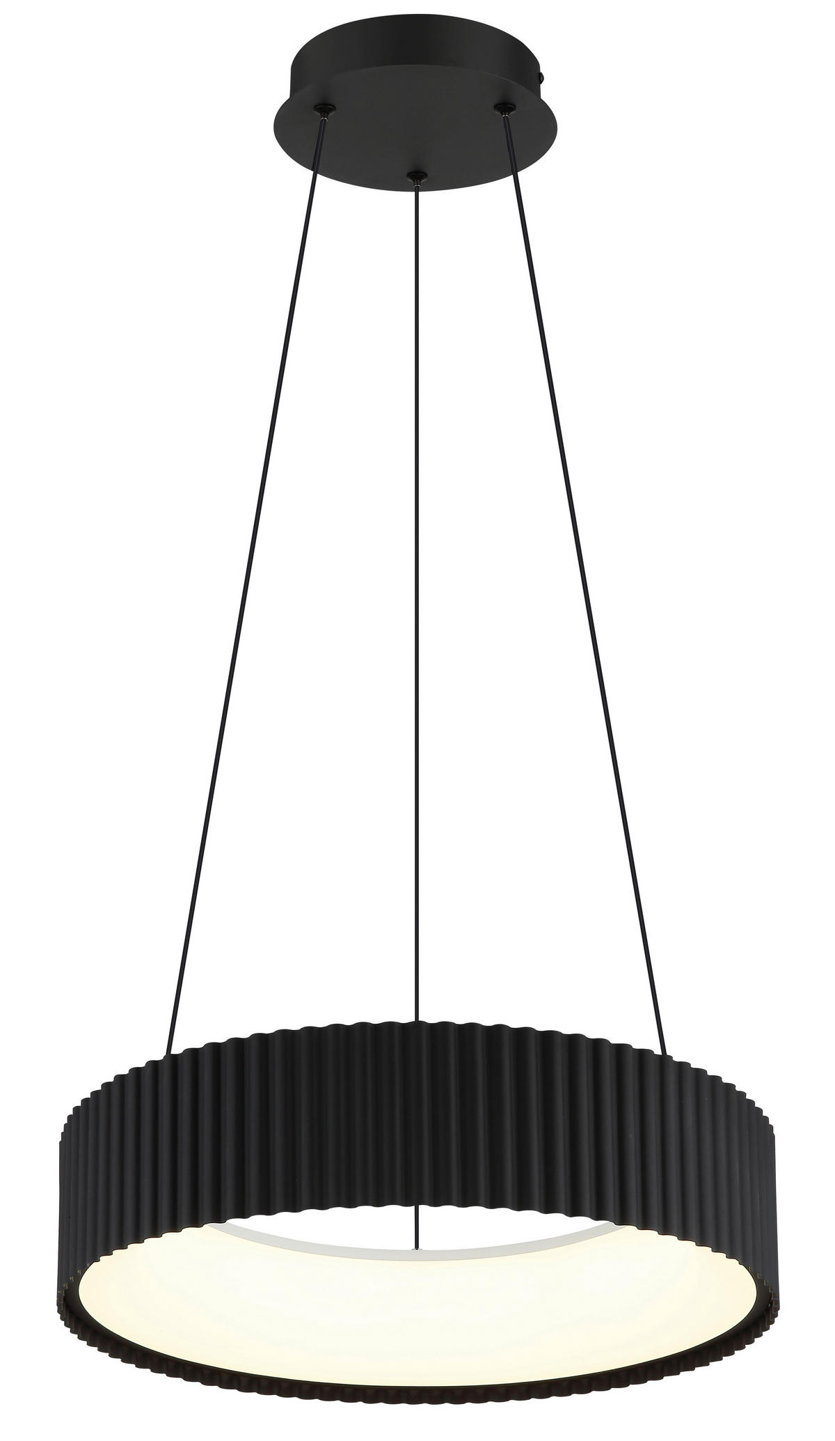 HÄNGELEUCHTE 46/120 cm  - Schwarz, Trend, Kunststoff/Metall (46/120cm) - Collett's Monde