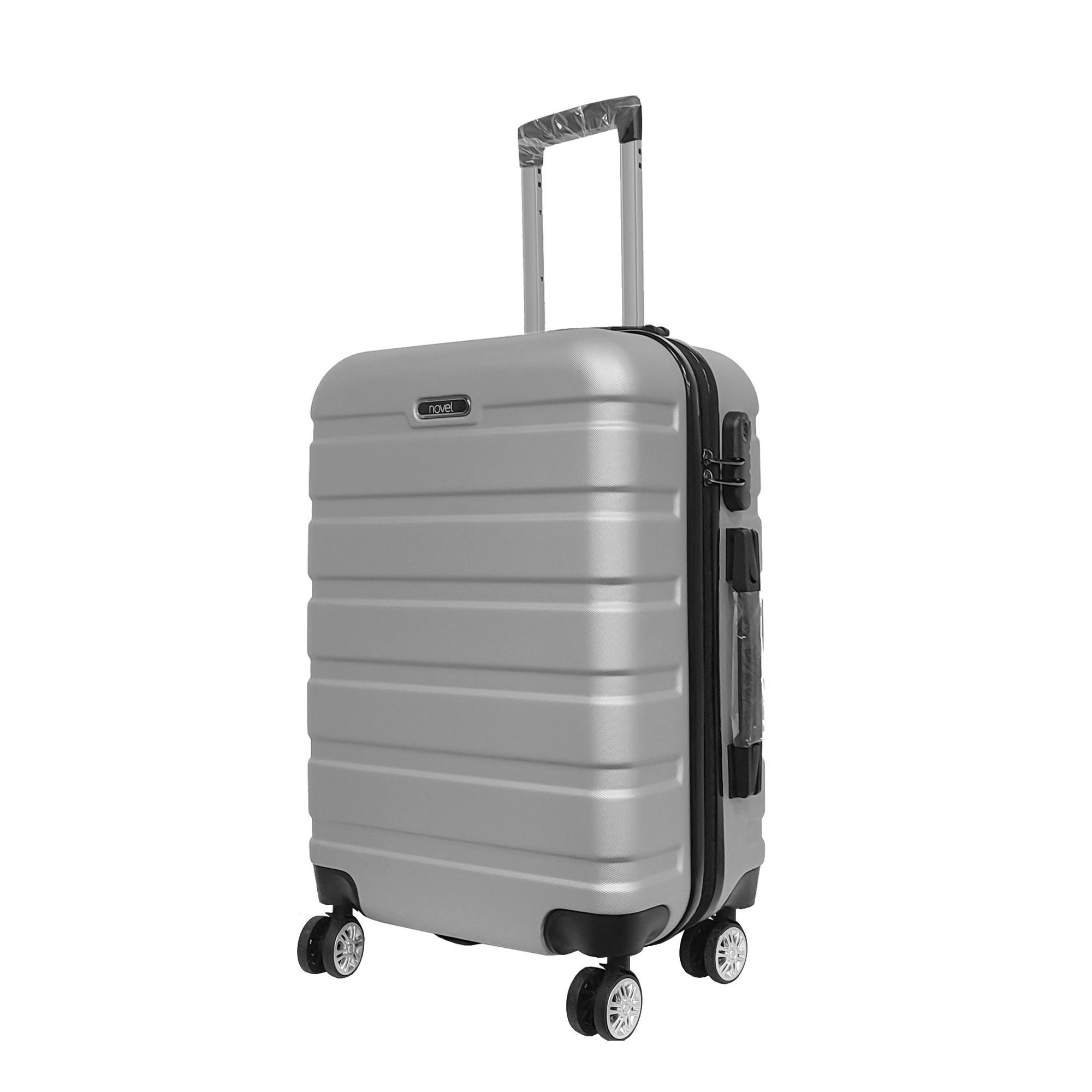 REISEKOFFER Hellgrau  - Hellgrau, LIFESTYLE, Kunststoff/Metall (41/66/26cm) - Novel