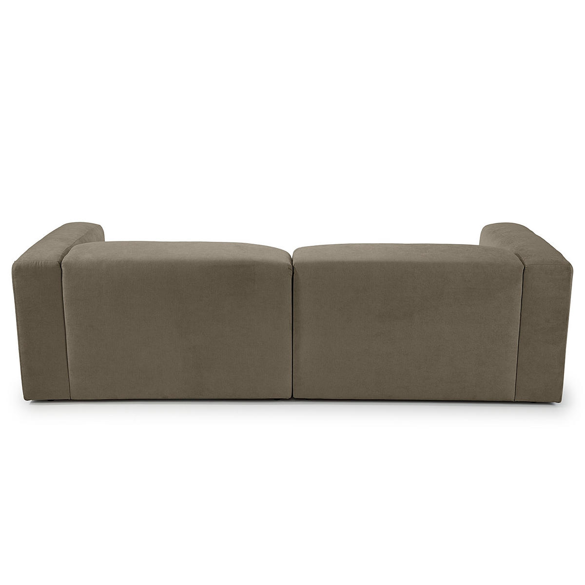 ECKSOFA in Struktur Dunkelgrau  - Dunkelgrau, Modern, Textil (255/72/160cm) - Trendmanufaktur