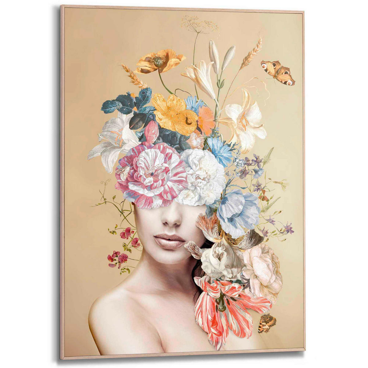 BILD 50/70 cm  - Multicolor, Trend, Holzwerkstoff (50/70cm) - Reinders!