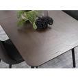 ESSTISCH Schwarz, Dunkelbraun rechteckig  ausziehbar  - Dunkelbraun/Schwarz, Trend, Holzwerkstoff/Metall (180-230/90/75cm) - Carryhome