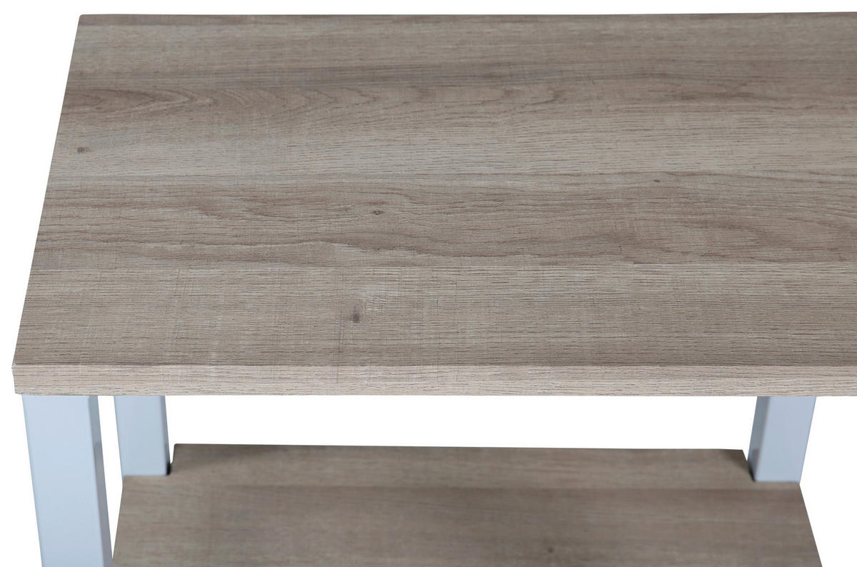 NACHTTISCH 30/70/45 cm  in furniert Grau  - Grau, Design, Holz/Metall (30/70/45cm) - Livetastic