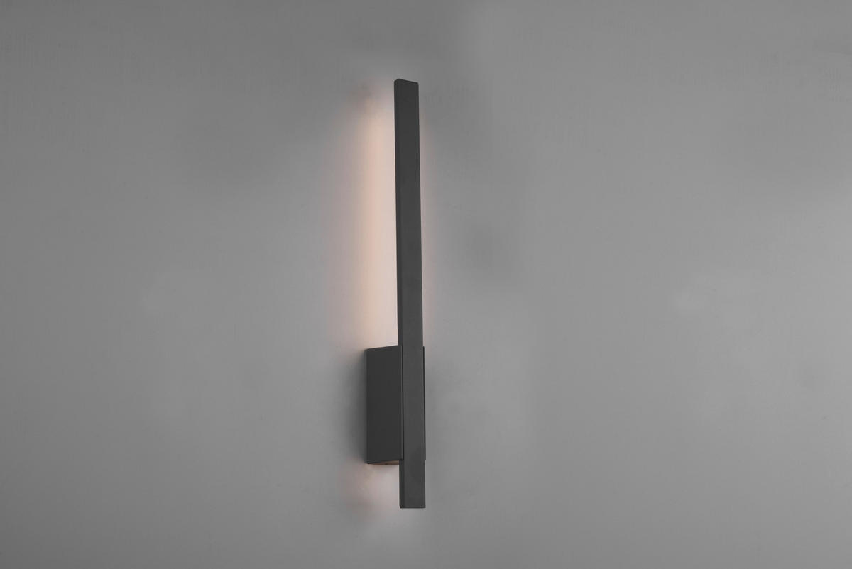 AUSSENWANDLEUCHTE - Anthrazit, Design, Metall (50/5/6,5cm) - Trio Leuchten