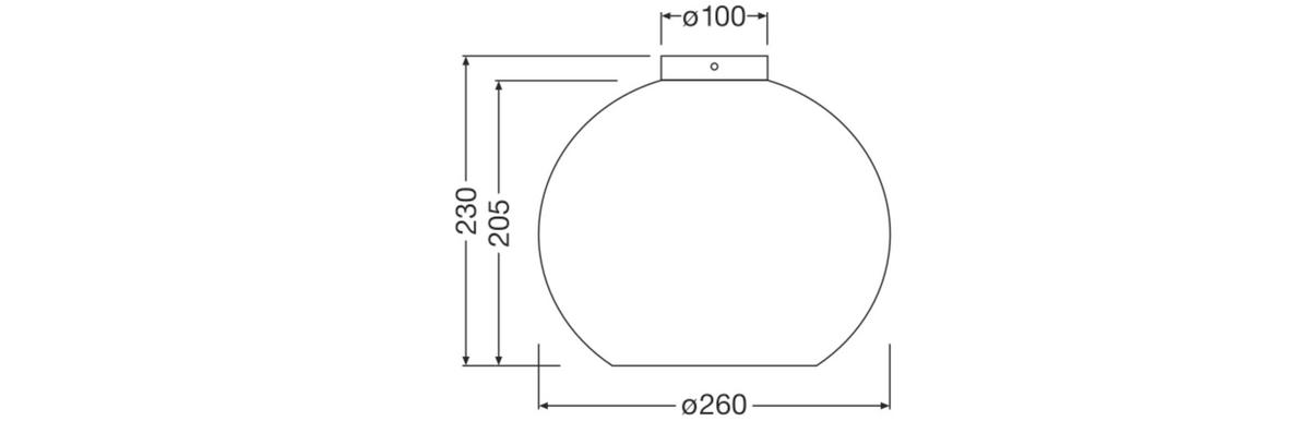 DECKENLEUCHTE  26/23 cm    - Braun, Natur, Karton/Metall (26/23cm) - Osram