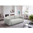 SCHLAFSOFA Flachgewebe Naturfarben  inkl.  - Schwarz/Naturfarben, MODERN, Kunststoff/Textil (248/94/109cm) - Carryhome