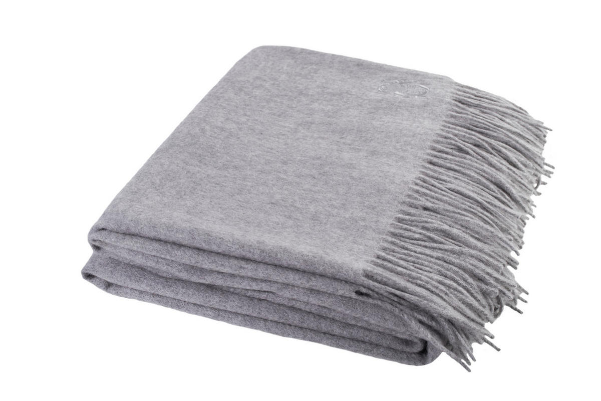 TAGESDECKE Classic Cashmere zoeppritz since 1828 130/180 cm  - Hellgrau, KONVENTIONELL, Textil (130/180cm) - Zoeppritz