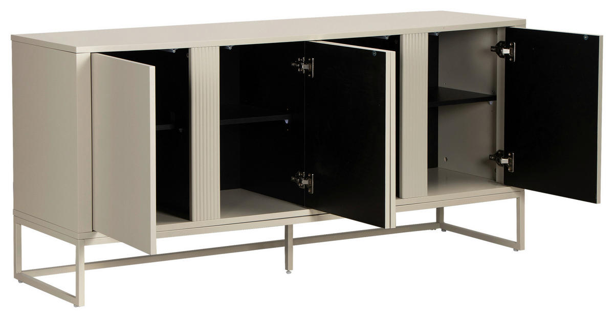 SIDEBOARD  180/75/40 cm  - Kaschmir, Trend, Holzwerkstoff/Metall (180/75/40cm) - Milino
