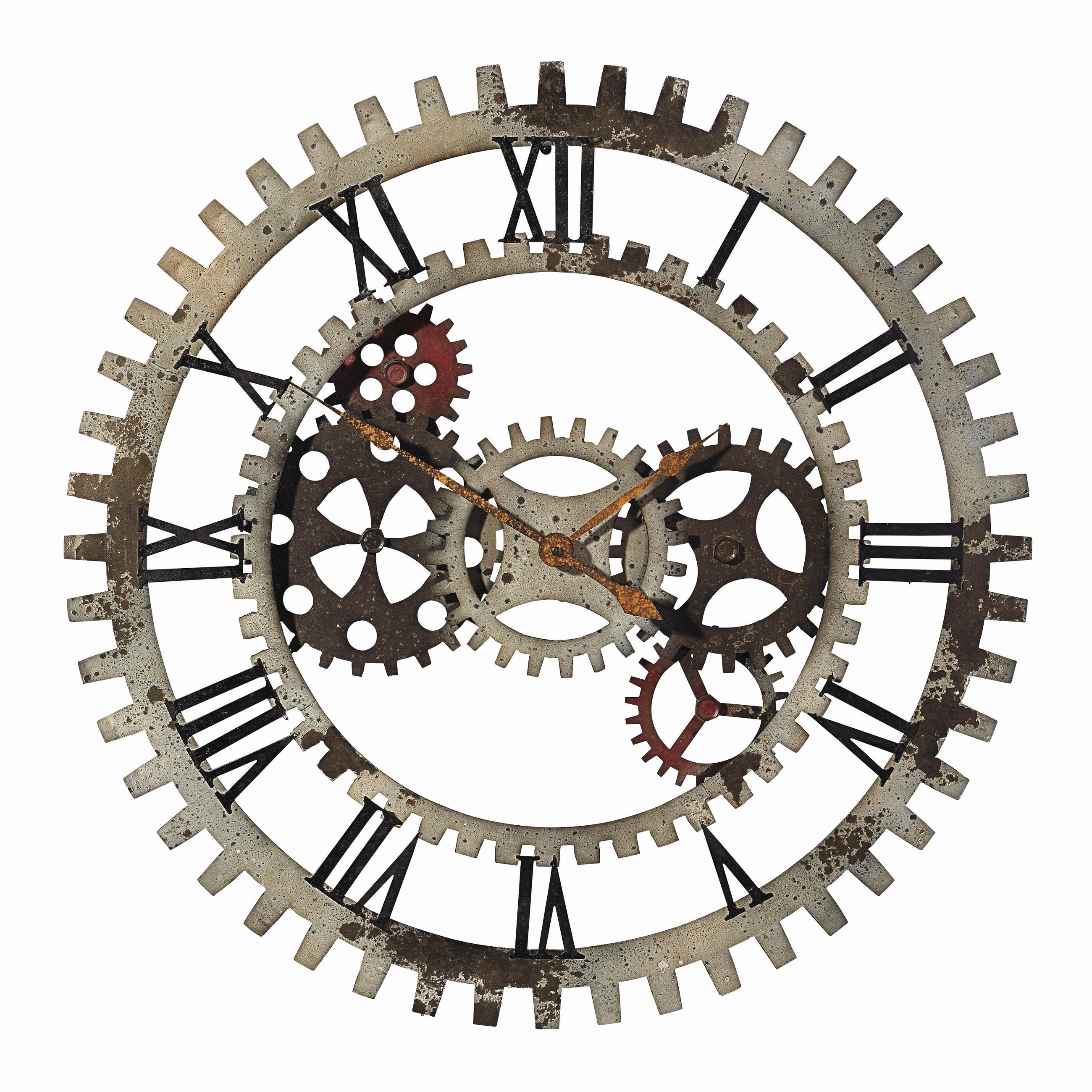 Ambia Home Wanduhr Silber