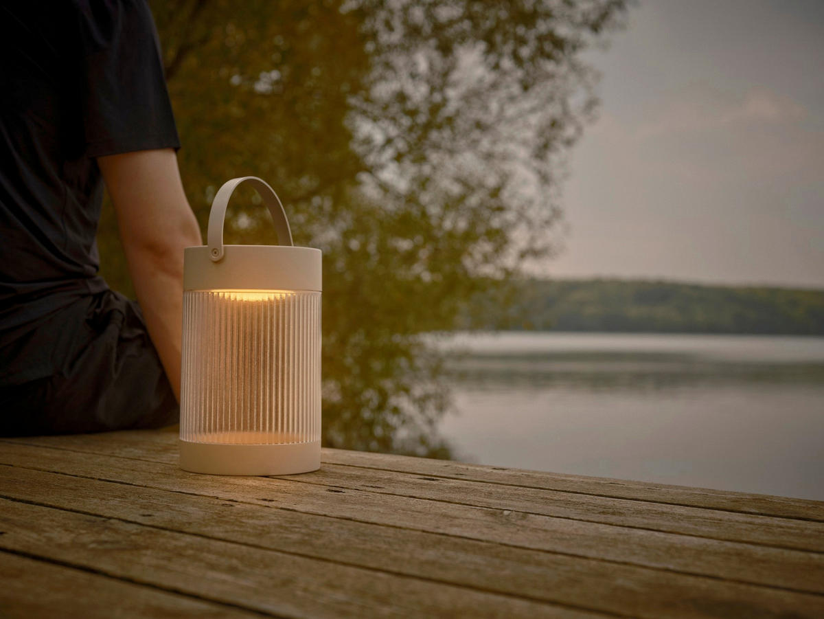 SOLARLEUCHTE 14/22 cm   - Sandfarben, Trend, Kunststoff (14/22cm) - Nordlux