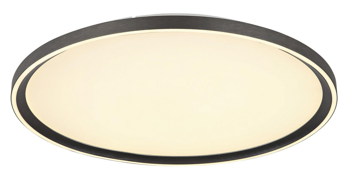 PLAFONIERĂ CU LED - opal, Basics, plastic/metal (50/5,5cm) - Globo