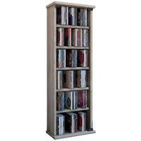 CD-Regal in Eichefarbe - Eichefarben, Konventionell, Glas/Holzwerkstoff (31/92/18cm) - MID.YOU