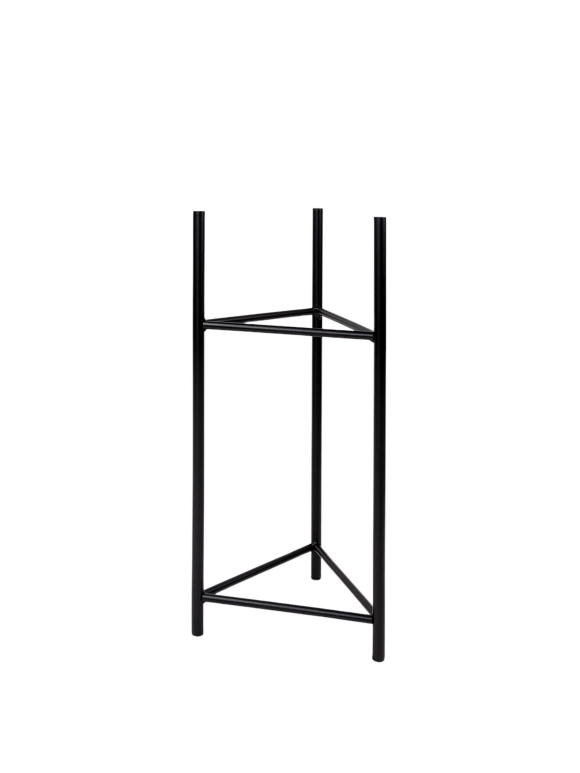 BLUMENSTÄNDER Metall  - Schwarz, Basics, Metall (27/60/27cm)