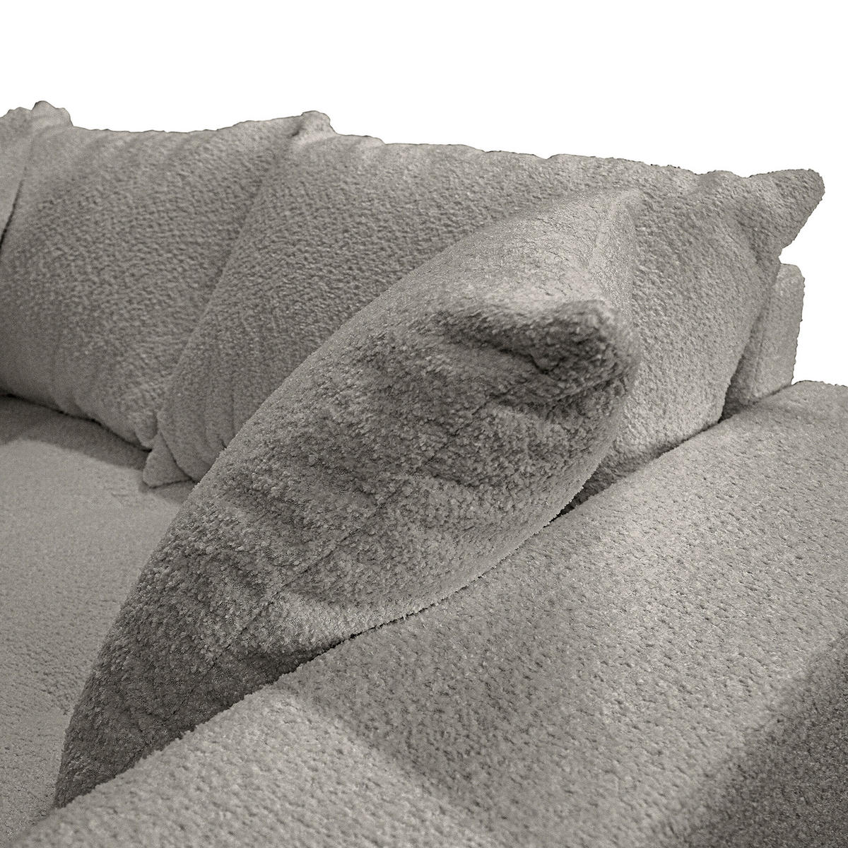 ROHOVÁ SEDAČKA, textil, tmavě šedá - černá/tmavě šedá, Design, dřevo/textil (174/247cm) - MID.YOU