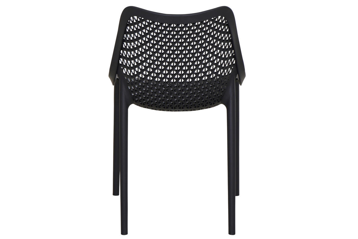 GARTENGARNITUR 5-teilig Stahl  - Anthrazit, Basics, Kunststoff/Metall (80/81/80cm) - Siena Garden
