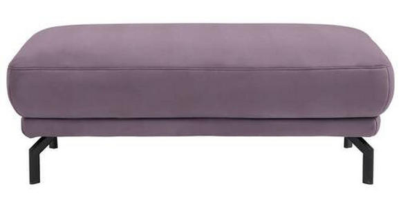 HOCKER in Textil Lila, Flieder - Lila/Flieder, Design, Textil/Metall (127/46/72cm) - Dieter Knoll