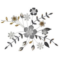 WANDDEKO Metall  - Dunkelgrau, Design, Metall (3/62/44cm) - MID.YOU