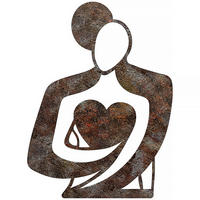 METALLBILD  - Bronzefarben, Basics, Metall (70/52cm)