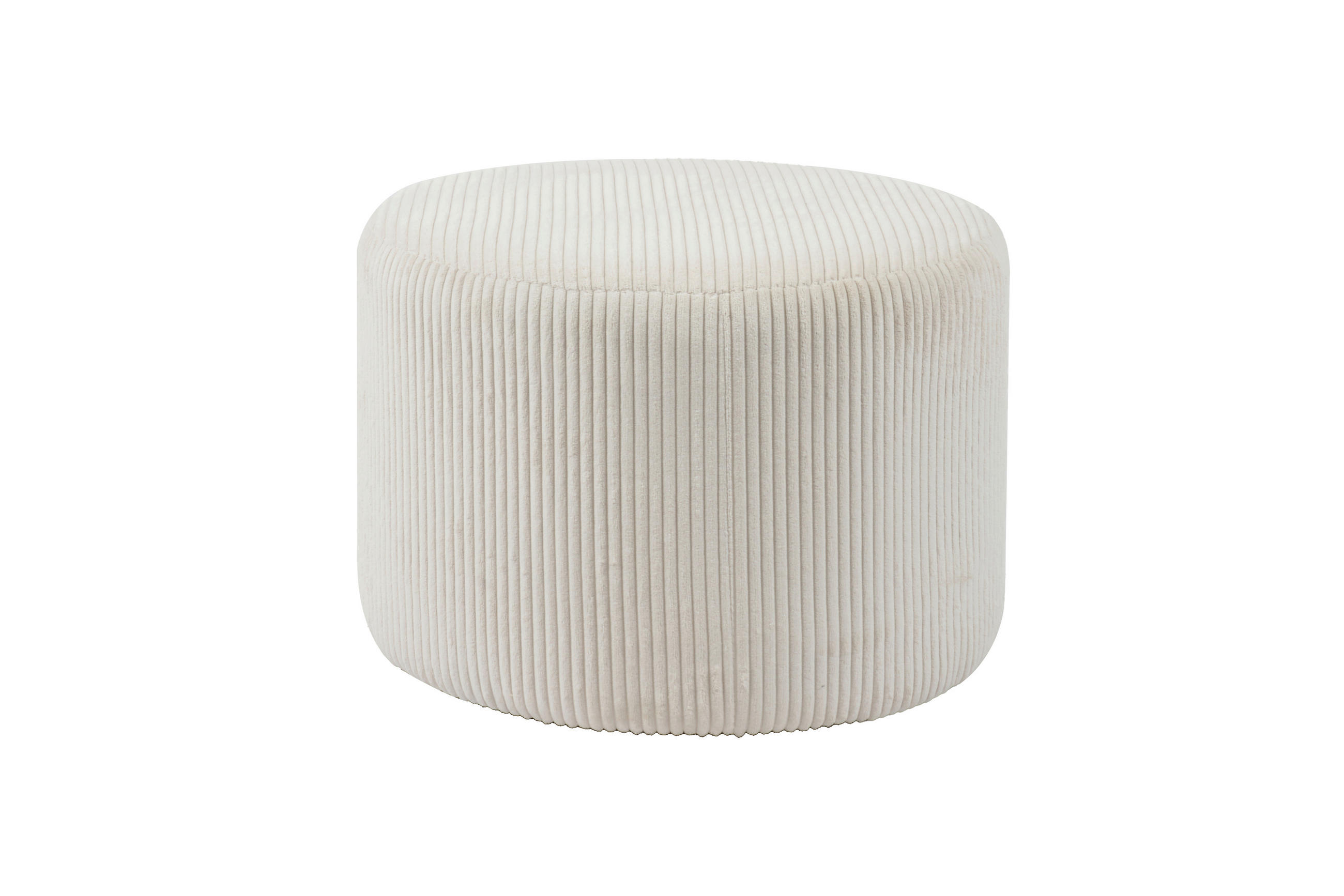 HOCKER Cord Beige  - Beige, MODERN, Kunststoff/Textil (55/38/55cm) - Livetastic