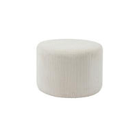 HOCKER in Textil Beige  - Beige, MODERN, Kunststoff/Textil (55/38/55cm) - Livetastic