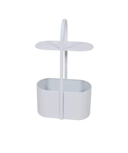 BEISTELLTISCH Weiß rechteckig  - Weiß, Design, Metall (40/70,5/24,5cm) - Ambia Home