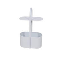 BEISTELLTISCH Weiß rechteckig  - Weiß, Design, Metall (40/70,5/24,5cm) - Ambia Home