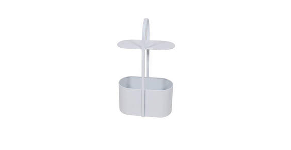 BEISTELLTISCH Weiß rechteckig - Weiß, Design, Metall (40/70,5/24,5cm) - Ambia Home