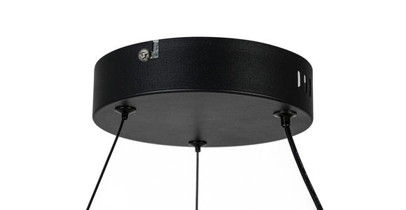 LED-HÄNGELEUCHTE Oxira 59/120 cm  - Multicolor/Schwarz, Design, Kunststoff/Metall (59/120cm) - Dieter Knoll