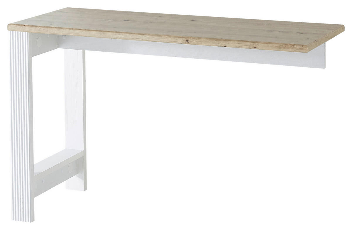 ANBAUSCHREIBTISCH Pinienfarben, Eiche Artisan  - Eiche Artisan/Pinienfarben, KONVENTIONELL, Holzwerkstoff (120/76/50cm) - Carryhome