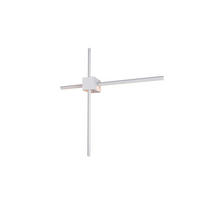 LED-WANDLEUCHTE Cassino 67,5/12/67,5 cm   - Weiß, Design, Kunststoff/Metall (67,5/12/67,5cm) - Trio Leuchten
