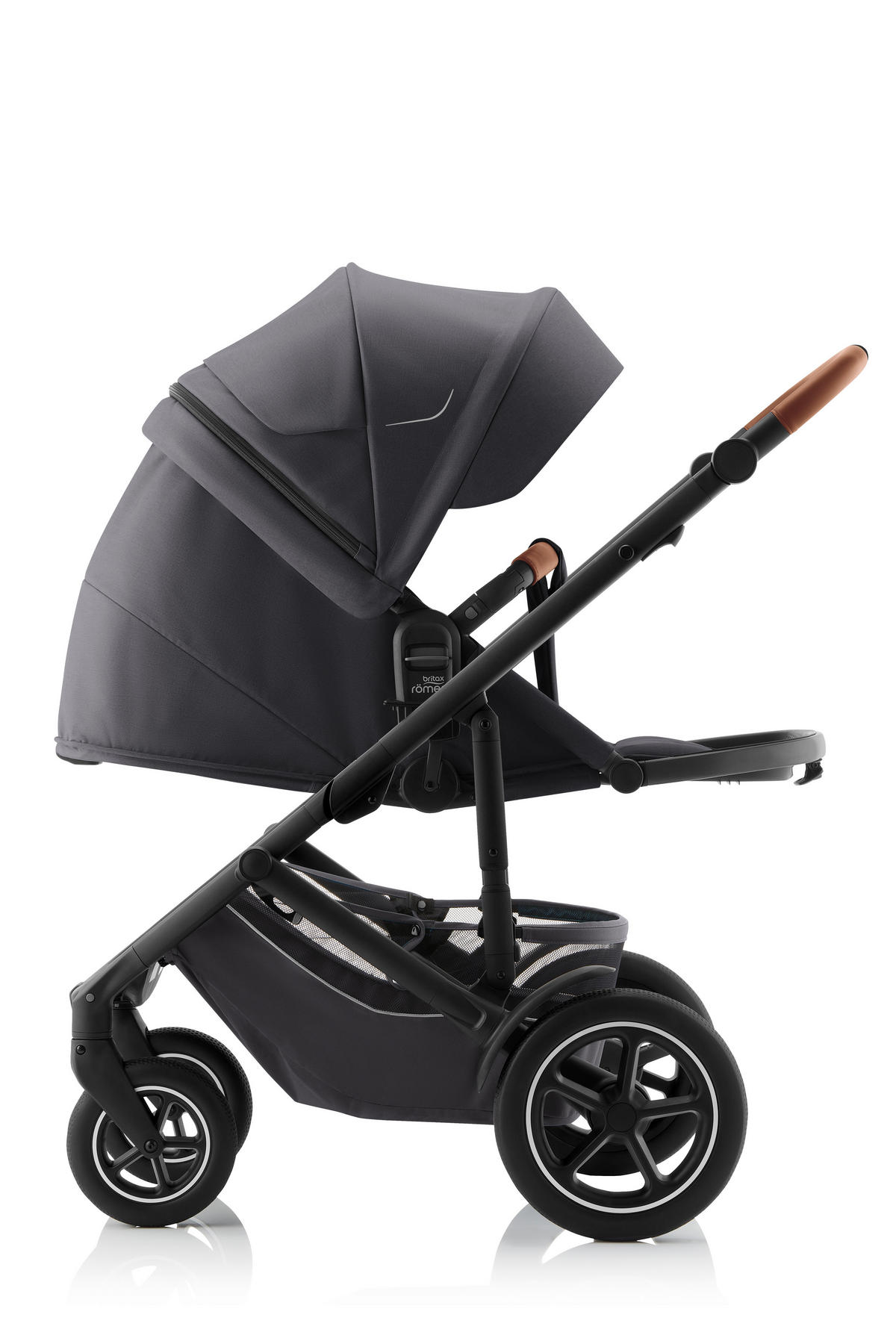 KINDERWAGEN Smile 5Z  - Dunkelgrau/Schwarz, Basics, Textil/Metall (57/112/97,7cm) - Britax Römer