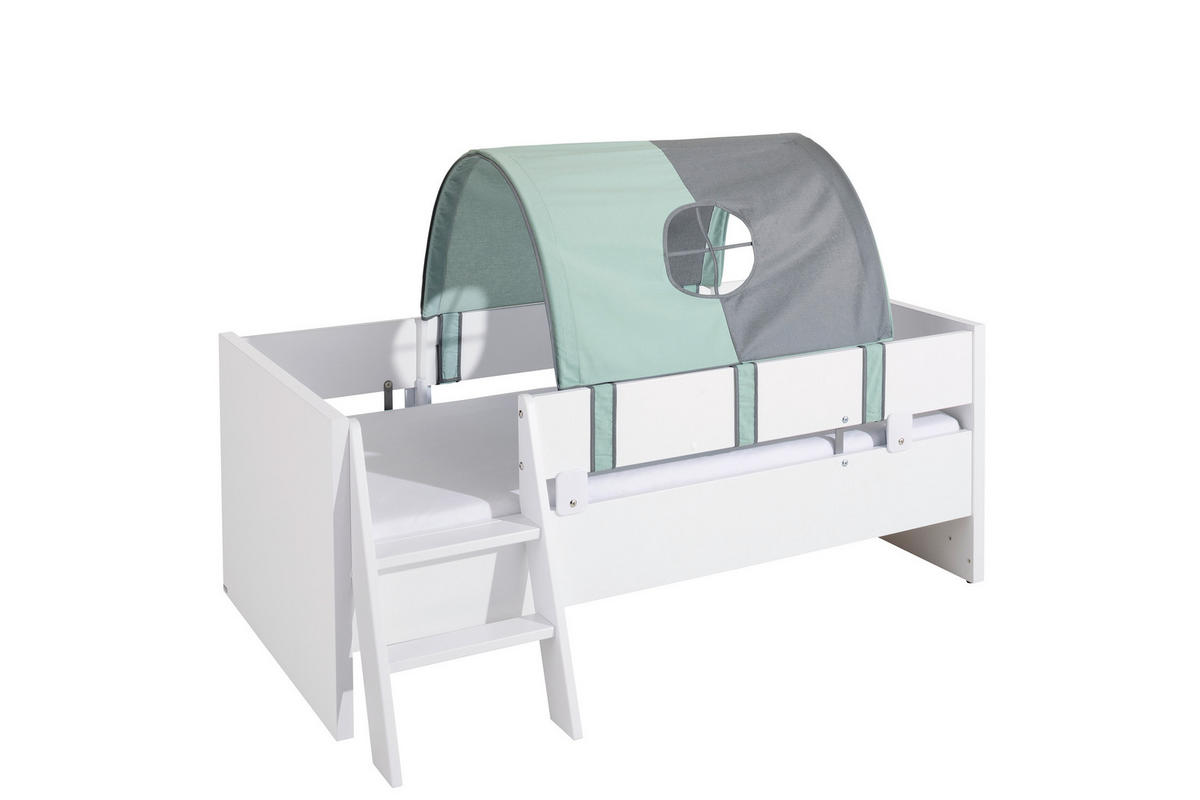 SPIELZELT - Anthrazit/Pastellgrün, Basics, Textil (77,0/37,0/75,0cm) - Paidi