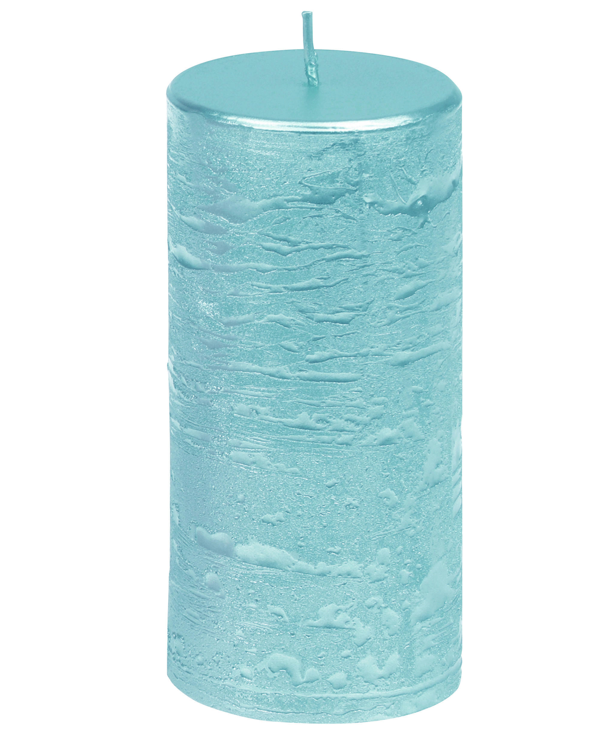 STUMPENKERZE  - Azurblau, LIFESTYLE, Paraffin (5,8/12,0cm) - Steinhart