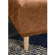 ECKSOFA Rostfarben Flachgewebe  - Rostfarben/Buchefarben, KONVENTIONELL, Holz/Textil (230/144cm) - Carryhome