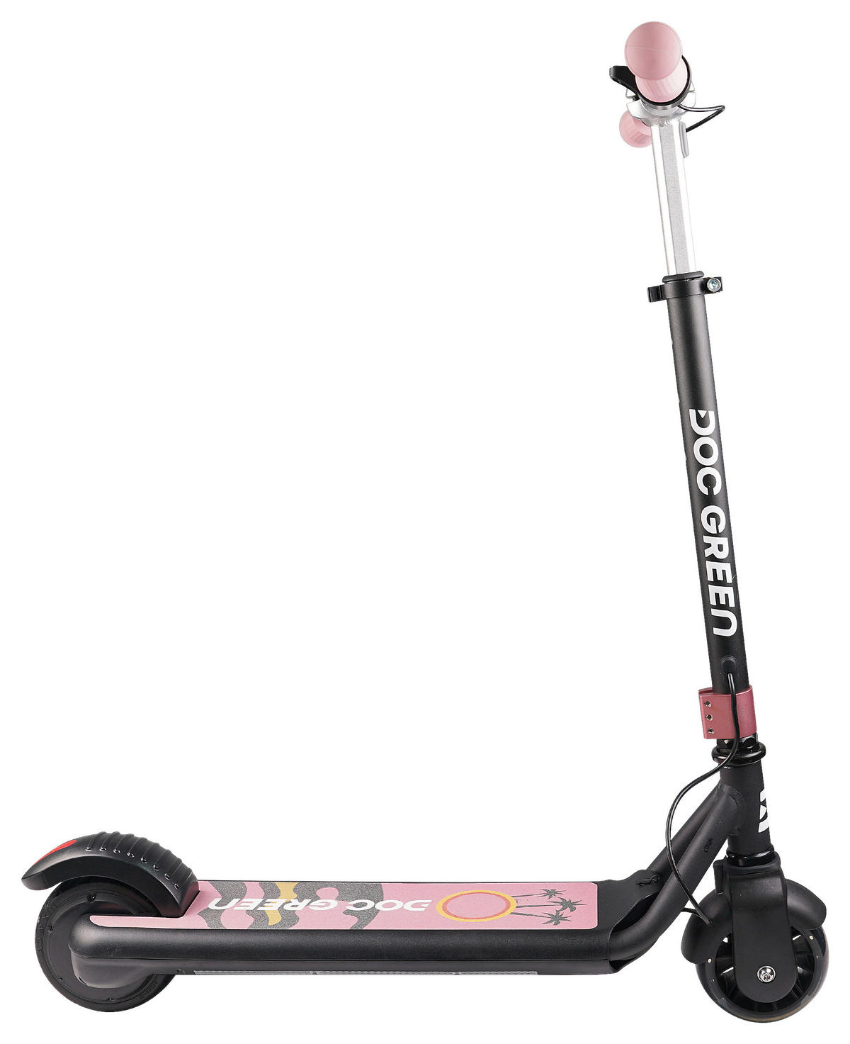 KIDS E-SCOOTER 22 DOC GREEN  - Rosa, KONVENTIONELL, Kunststoff/Metall (72/84/39cm) - Atrigo