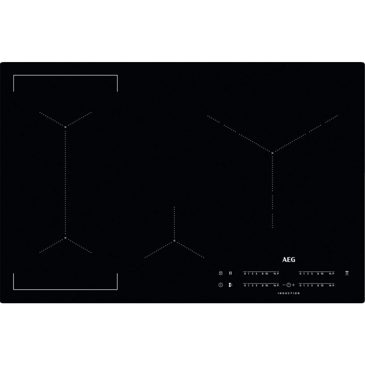 INDUKTIONSKOCHFELD IKE84445IB  - Schwarz, Basics, Glas (77/51cm) - AEG