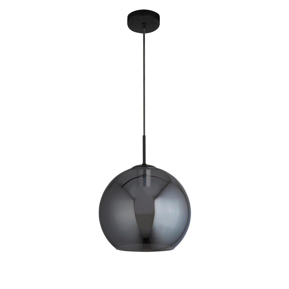 VISEČA SVETILKA  Amsterdam      30/120 cm      E27 - črna, Design, kovina/steklo (30/120cm)
